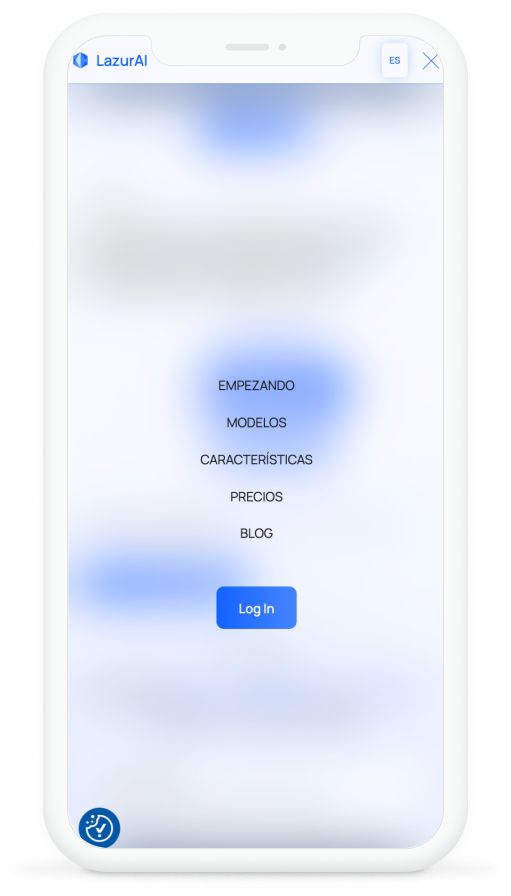 phone screenshot of website I created